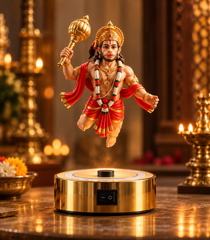 Levitating hanuman idol