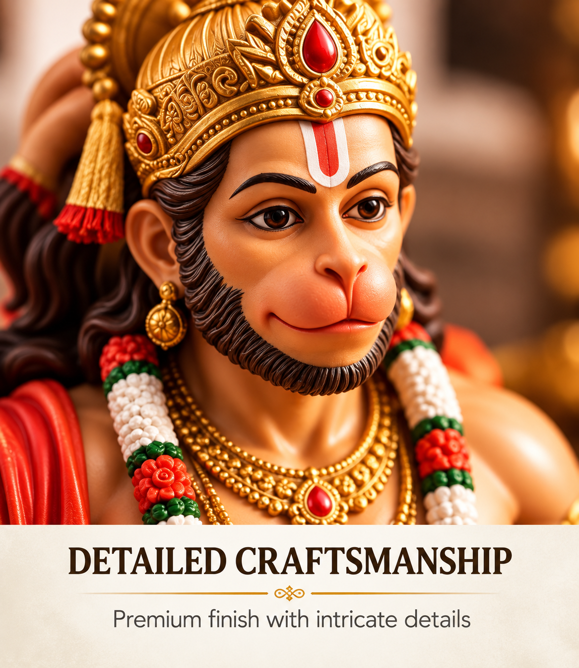 Levitating hanuman idol
